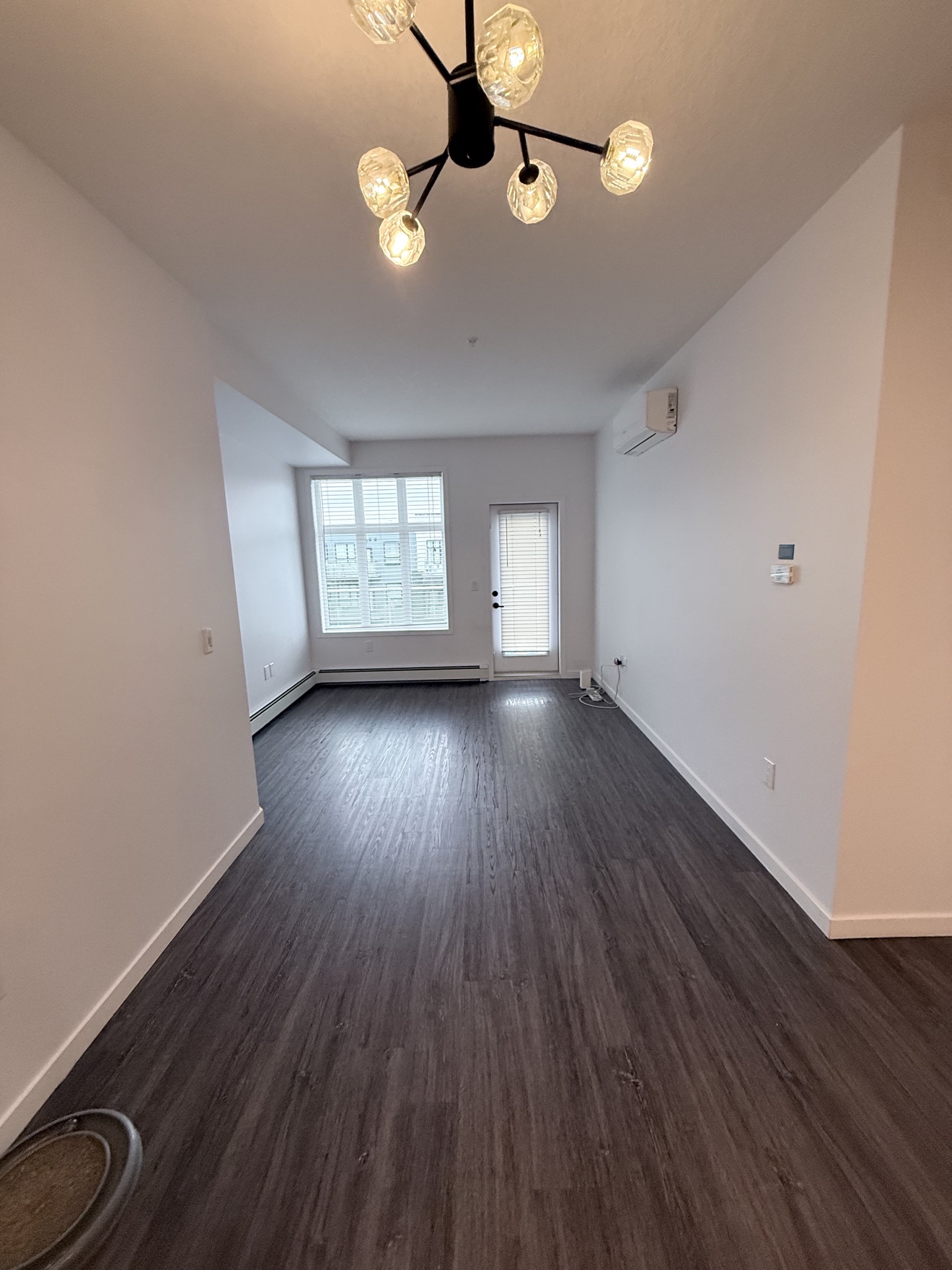 Living room maintained with recurring cleaning